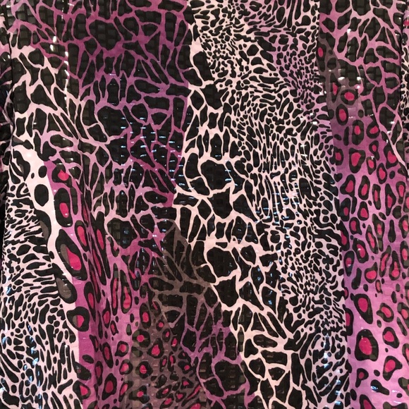 NWT Simonton Says Purple Leopard Jacket Size Small - Picture 8 of 8